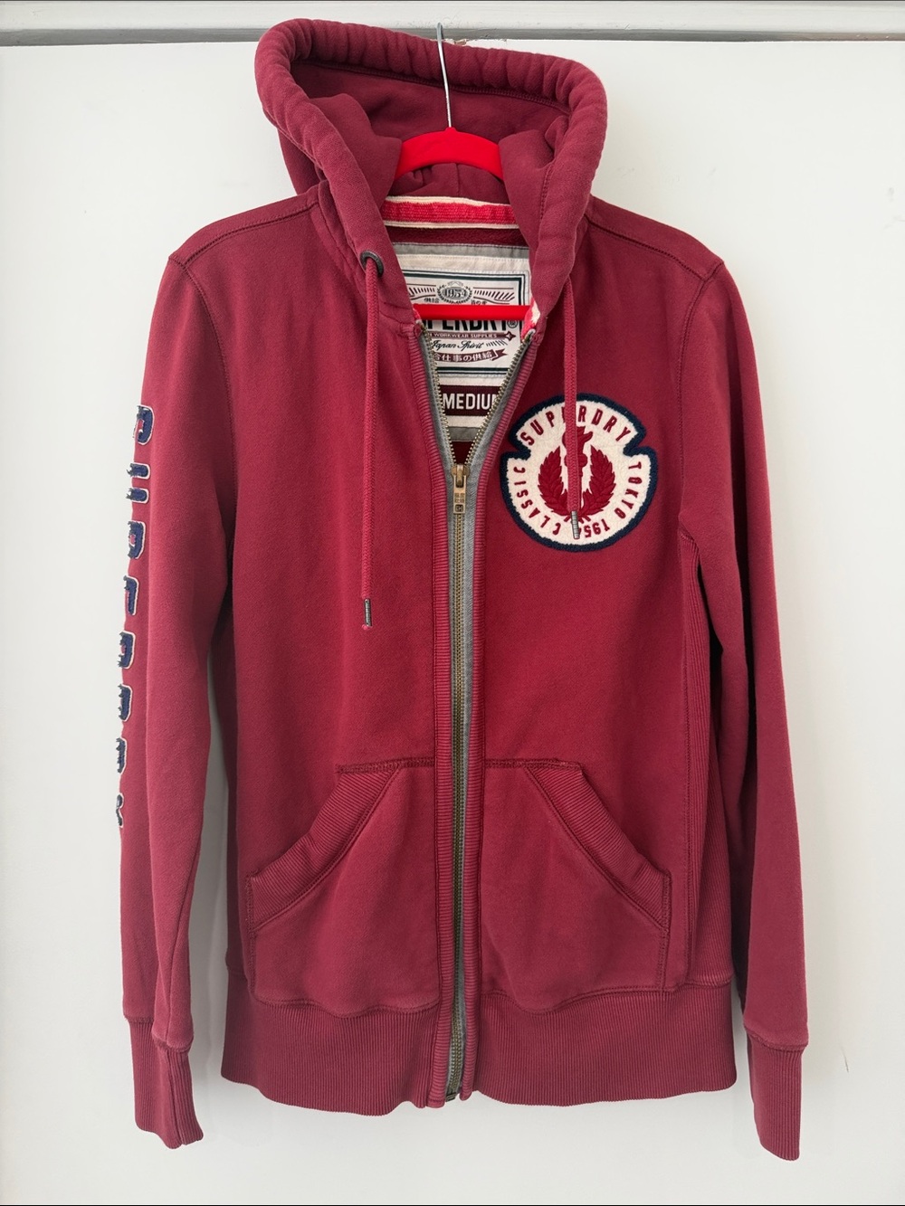 Superdry Men's Zip-Up Heavy Hooded Jacket